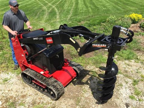 small skid steer with auger attachment|auger drive size chart.